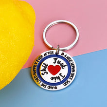 Load image into Gallery viewer, Novelty Gifts Funny Keychain for Birthday Christmas A Wise Women Once Said Keyring Jewelry for Best Friend Wife Mom Daughter Sister Teen Girls Valentines Day Graduation Friendship Gift for Her Female
