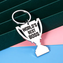 Load image into Gallery viewer, Boss Day Appreciation Keychain Gifts for Women Men Boss Lady Leader PM Supervisor Mentor Office Gift Birthday Christmas Stocking Stuffers Valentine for Him Her Retirement Going Away Leaving Jewelry
