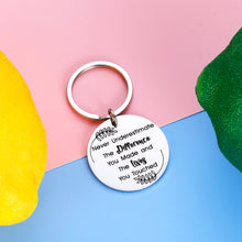 Load image into Gallery viewer, Thank You Christmas Gifts Social Worker Keychain for Women Men Inspirational Appreciation Gift for Volunteer Him Her Birthday Present Retirement Gift for Coworkers Boss Lady Friends Female Male
