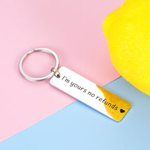 Load image into Gallery viewer, Funny Anniversary Birthday Gifts keychain for Boyfriend Husband Girlfriend Wife Couple Gift for Him Her Valentines Day Gift Keyring for Men Women Christmas Wedding fiancé fiancée Love You Jewelry
