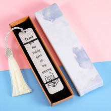Load image into Gallery viewer, Thank You Bookmark Retirement Gifts for Women Men Book Lovers Graduation Christmas Birthday Thanksgiving Teachers Day Going Away Leaving Gifts for Teacher Tutor Coworkers Colleagues Best Friends
