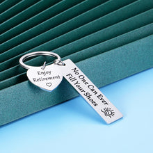 Load image into Gallery viewer, Coworker Retirement Leaving Keychain Gifts for Women Men 2020 Colleagues Going Away Thank You Gift for Boss Coach Leader Mentor Goodbye Farewell Keyring for Nurse Doctor Firefighter Christmas
