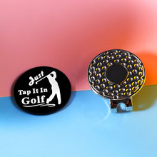 Load image into Gallery viewer, Christmas Stocking Stuffer Golf Gifts for Men Ball Marker Hat Clip for Dad Husband Boyfriend Son Golfer Lover Valentines Birthday Magnetic Golf Hat Clip Accessories Golf Gifts for Him Stepdad Daddy
