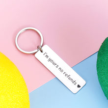 Load image into Gallery viewer, Funny Anniversary Birthday Gifts keychain for Boyfriend Husband Girlfriend Wife Couple Gift for Him Her Valentines Day Gift Keyring for Men Women Christmas Wedding fiancé fiancée Love You Jewelry
