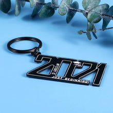 Load image into Gallery viewer, Graduation Gifts Class 2021 Keychain for Her Him Seniors Grads Gift for High School Boys Girls College Graduate Women Men 2021 Master Degree Nurse My Story Keyring Gifts for Son Daughter Students
