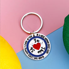 Load image into Gallery viewer, Novelty Gifts Funny Keychain for Birthday Christmas A Wise Women Once Said Keyring Jewelry for Best Friend Wife Mom Daughter Sister Teen Girls Valentines Day Graduation Friendship Gift for Her Female
