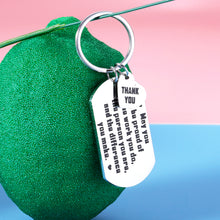 Load image into Gallery viewer, Thank You Gifts for Coworkers Women Men Employee Appreciation Gifts Farewell Keychain for Boss Lady Friends Coach Nurse Retirement Christmas Holiday Work Colleagues Leaving Gift Key Chain Female Male
