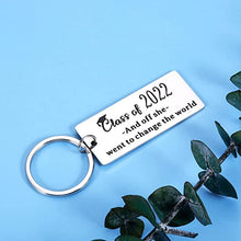 Load image into Gallery viewer, Inspirational Keychain Graduation Gifts for Her Women Class of 2022 Nurse Middle High School College University Student Motivational Grad Gifts for Teen Girls Daughter Best Friends Jewelry Gift
