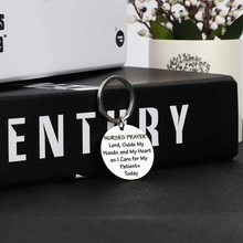 Load image into Gallery viewer, Nurse Gifts Nurse Keychains for Women Men Nurses Prayer Key Chain for Nursing Students RN Nurses Graduation Nurse Practitioner Female Medical Students Gift for Her Him
