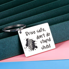 Load image into Gallery viewer, Funny New Driver Keychain Valentines Day Gifts for Adult Son Daughter Kid Graduation Easter Sweet 16 18 Birthday Humor Gag Gift for Teens Teenage Boys Girls Him Her from Mom Dad Xmas Stocking Stuffer
