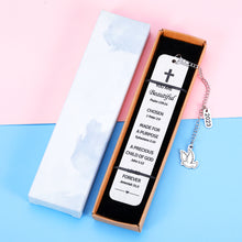Load image into Gallery viewer, Christian Bookmark Gifts for Women Valentine Inspirational Religious Gifts for Teen Girls Boys Baptism Catholic Christmas Graduation Birthday Gifts for Best Friends Sister Female Spiritual Gift
