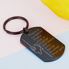 Load image into Gallery viewer, Brother Keychain Gifts for Adult Teen Brother in Law Christmas Fathers Day Birthday Gift for Big Older Little Brothers from Sister Brother Best Friend Valentine Family Gift Keyring for Him Men Wedding
