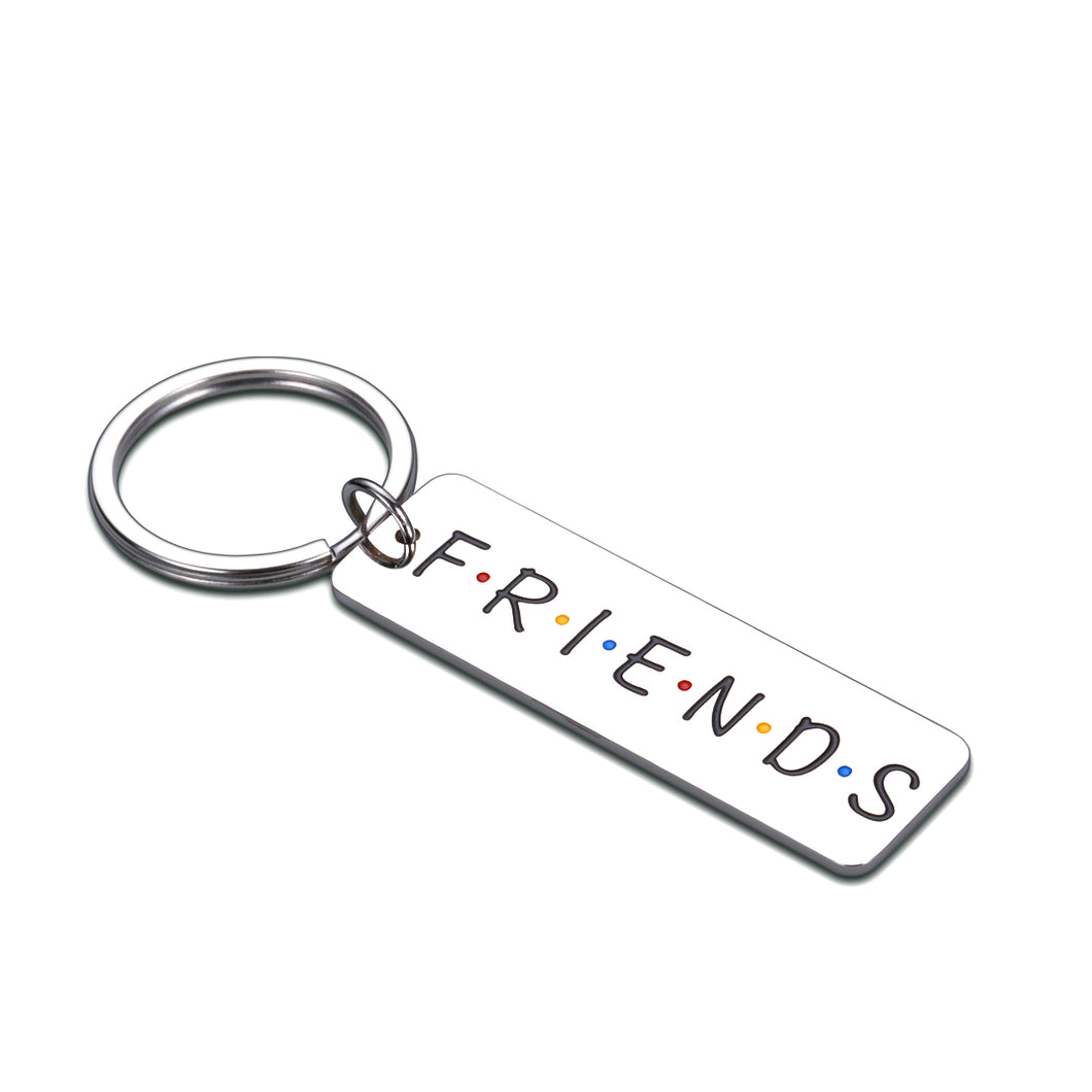 Keychain for Best Friends TV Show Merchandise Gifts for Women Men Him Her Birthday Friendship Keyring for BFF Bestie Teen Teenage Boys Girls Friends Fans Christmas Sister brother Family Jewelry