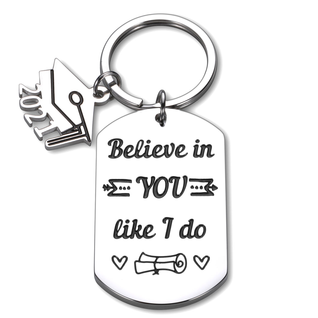 Graduation Gifts Keychain for Him Her 2021 Seniors Master Nurses Students Graduation Gift from Medical College High School Inspirational Gifts for Grads Graduates Women Men Daughter Son from Mom Dad
