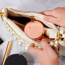 Load image into Gallery viewer, Christmas Stocking Stuffer Daughter Birthday Gifts Compact Mirror for Her Daughter Teen Girls Daughter-In-Law Wedding Birthday Valentines Day Graduation Mother&#39;S Day Rose Gold Pocket Mirror for Female
