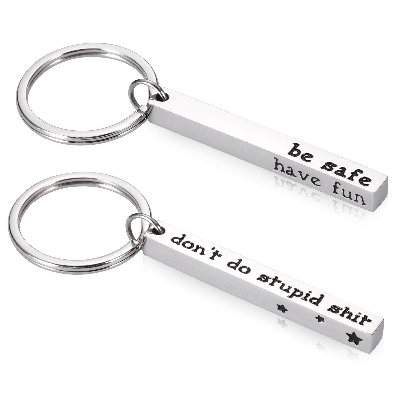 Be Safe. Have Fun & Don't Do Stupid Shit. Love Mom, Teenager Key Chain, New  Driver Gift, Sweet Sixteen Birthday, BE SAFE Keychain 