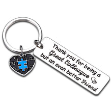 Load image into Gallery viewer, Employee Appreciation Gifts Funny Keychain for Coworker Leaving Office Colleague Going Away Boss Day Christmas Farewell Gifts for Manager Leader Thank You Retirement Gifts for Women Men Promotion
