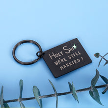 Load image into Gallery viewer, Funny Anniversary Gifts Keychain for Husband Wife Him Her Valentines Day Couples Birthday Gifts for Women Men Hubby Wifey 1st 5th10th 11th 15th 20th Anniversary Wedding Jewelry Gift Key Ring
