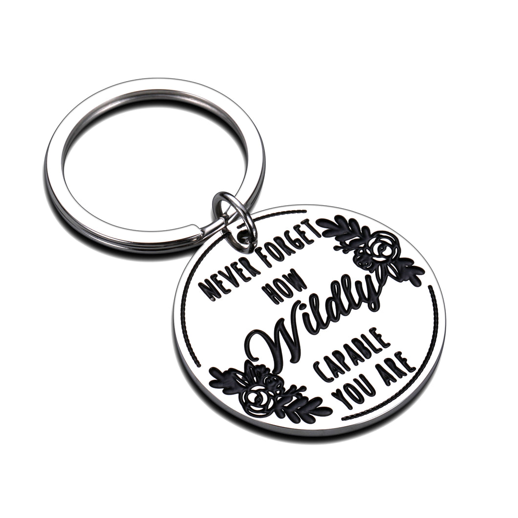 Inspirational Keychain Birthday Christmas Gifts for Best Friend Boy Girl Thank You Appreciation Gift for Women Men Coworker Companion Graduation Gift Keyring for Daughter Son from Mom Dad Thanksgiving Brand: FrereFeter