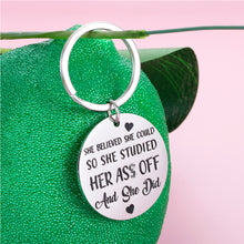 Load image into Gallery viewer, Inspirational Christmas Graduation Keychain Gifts for Her Women Teen Girls High School College Grads Motivational Best Friend BFF Gifts for Sister Nurse Daughter Niece Birthday Celebration Gift
