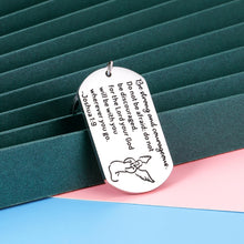 Load image into Gallery viewer, Christian Keychain Inspirational Religious Christmas Gifts for Women Men Friend Easter Graduation Birthday Gift for Kids Son Daughter Teen Boy Girl First Co
