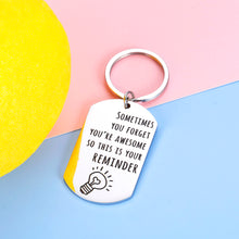 Load image into Gallery viewer, Inspirational Keychain Funny Birthday Gifts for Best Friend BFF Women Men Christmas Present Thank You for Coworker Boss Teacher Graduation to Daughter Son from Mon Dad Gift Valentines Thanksgiving

