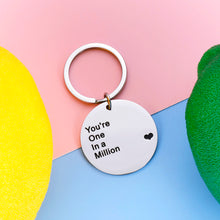 Load image into Gallery viewer, Love Gift Keychain for Couple Boyfriend Wife from Girlfriend Husband Valentines Day Anniversary Best Friend Birthday Gifts for BFF Men Women Him Her Family Gift Keyring for Son Daughter from Mom Dad
