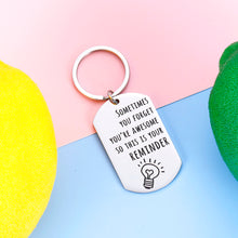 Load image into Gallery viewer, Inspirational Keychain Funny Birthday Gifts for Best Friend BFF Women Men Christmas Present Thank You for Coworker Boss Teacher Graduation to Daughter Son from Mon Dad Gift Valentines Thanksgiving
