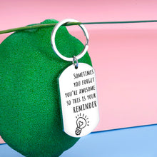 Load image into Gallery viewer, Inspirational Keychain Funny Birthday Gifts for Best Friend BFF Women Men Christmas Present Thank You for Coworker Boss Teacher Graduation to Daughter Son from Mon Dad Gift Valentines Thanksgiving
